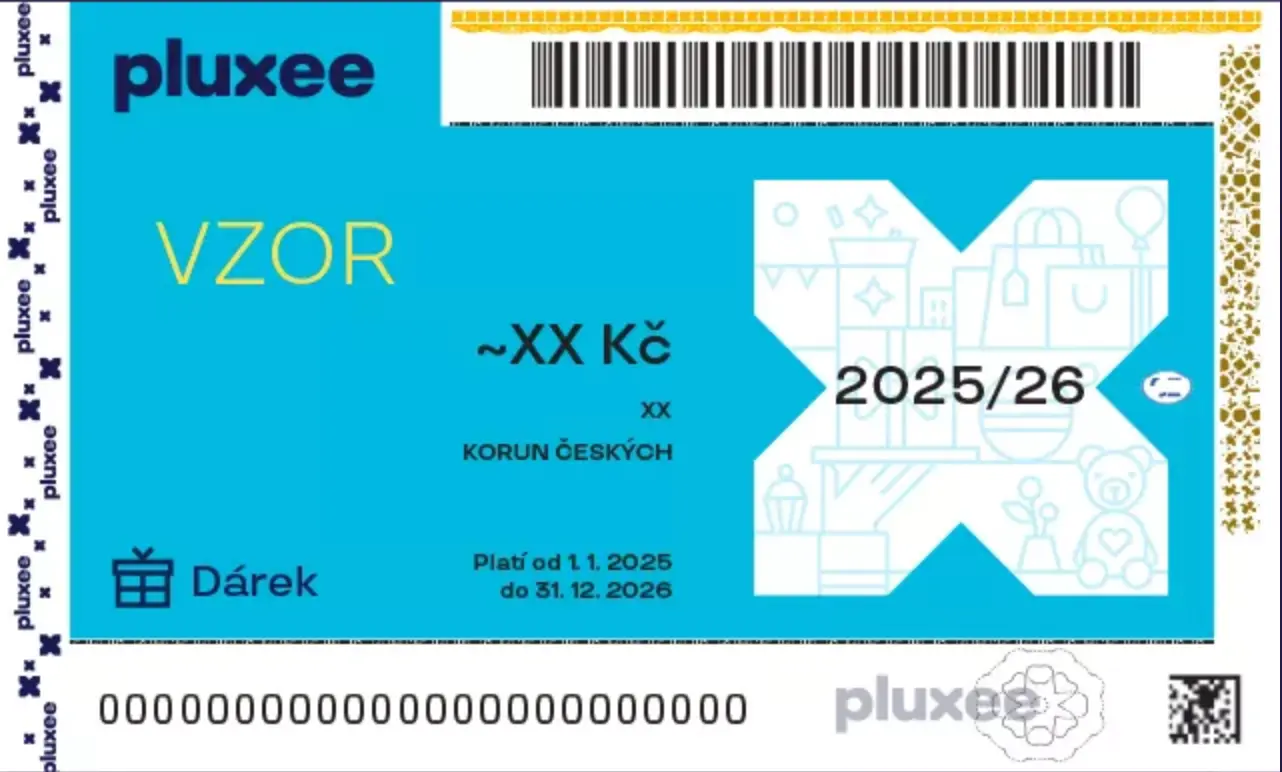 Pluxee Dárková poukázka