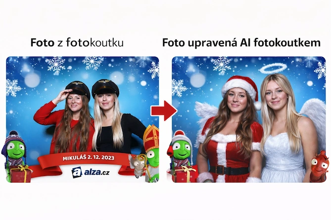 AI fotokoutek na akci